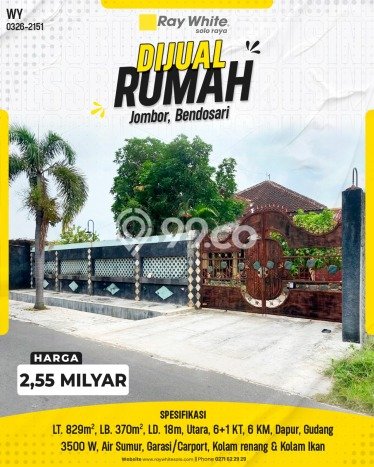 Hot Offer Hunian Mewah Ideal dan Luas di Bendosari, Sukoharjo Hot Offer Hunian Mewah Ideal dan Luas di Bendosari, Sukoharjo