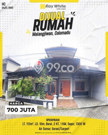 Jual Rumah Minimalis Bagus Punya 2 KT di Colomadu Solo - Jual Rumah Minimalis Bagus Punya 2 KT di Colomadu Solo -