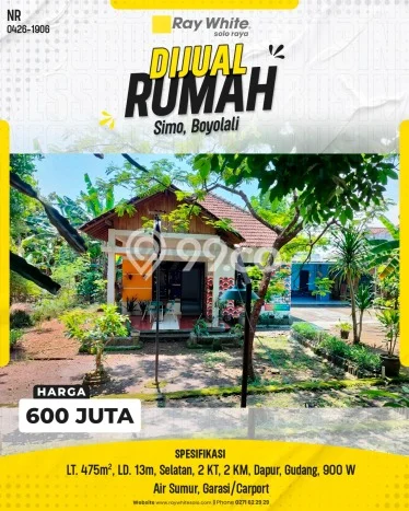 Jual Rumah Bagus Siap Huni LB 475m2 di Simo, Boyolali Jual Rumah Bagus Siap Huni LB 475m2 di Simo, Boyolali