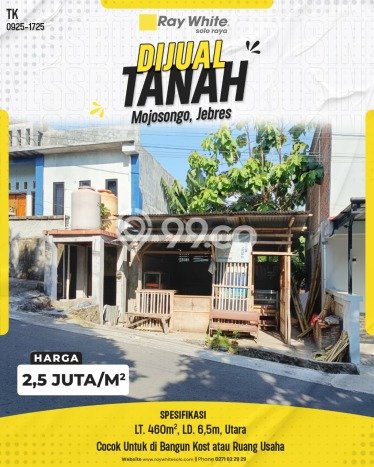 Kavling Tanah Dijual di mojosongo, Solo, Luas 460m2 Area Strategis Kavling Tanah Dijual di mojosongo, Solo, Luas 460m2 Area Strategis