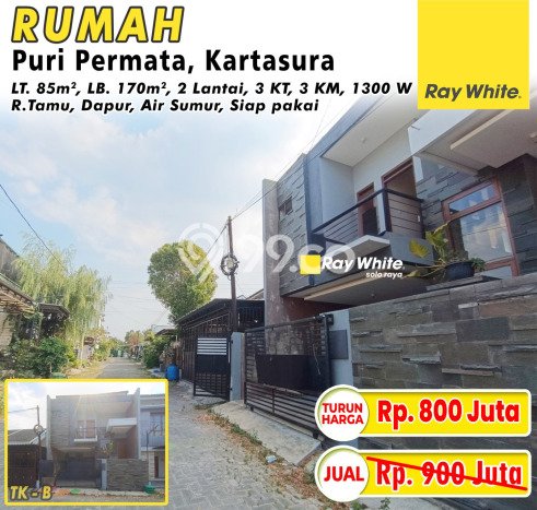 Rumah Modern Minimalis 3 Kamar Siap Huni di Kartasura Rumah Modern Minimalis 3 Kamar Siap Huni di Kartasura
