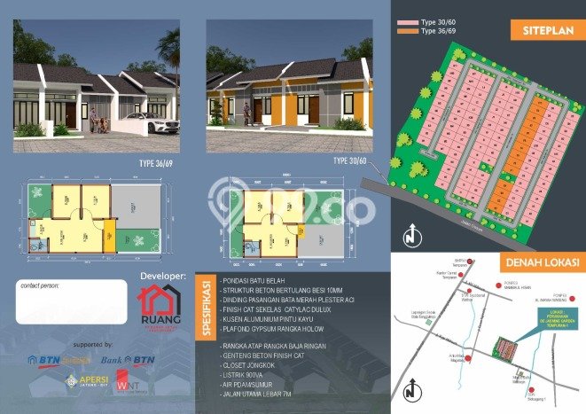 Rumah Budget Favorit Dijual di Tempuran LT 60m2 Rumah Budget Favorit Dijual di Tempuran LT 60m2