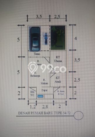 Rumah Sederhana Dijual Lokasi Cileungsi 2 Kamar dengan LT 72m2 Rumah Sederhana Dijual Lokasi Cileungsi 2 Kamar dengan LT 72m2