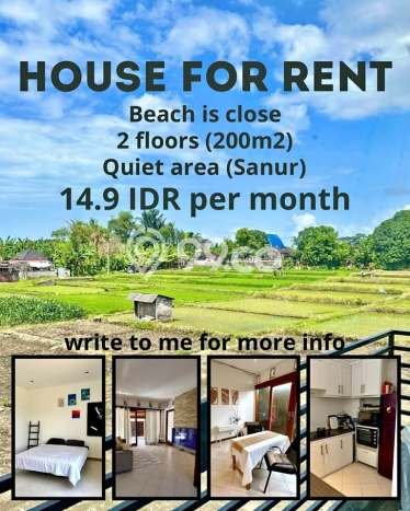 Disewakan! Rumah 3 Kamar Tidur &
3 Kamar Mandi di Sanur, Denpasar Disewakan! Rumah 3 Kamar Tidur &
3 Kamar Mandi di Sanur, Denpasar
