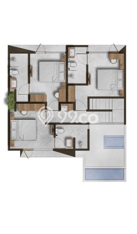 FOR SALE! Vila Kawasan , Luas 169m2m², Lokasi Premium FOR SALE! Vila Kawasan , Luas 169m2m², Lokasi Premium