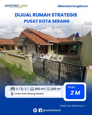 Jual Segera Rumah 3 KT 2 KM di Serang Timur, Serang Jual Segera Rumah 3 KT 2 KM di Serang Timur, Serang