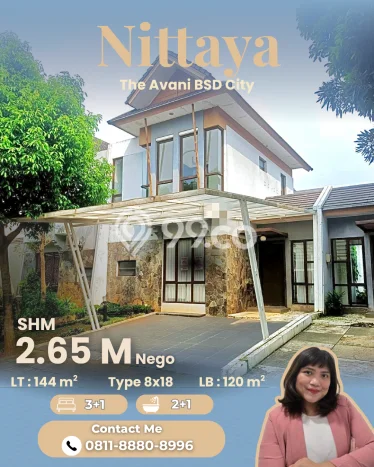 Hunian Mewah LB 100m2 Siap Pakai Desain Elegan di BSD Avani, Tangerang Hunian Mewah LB 100m2 Siap Pakai Desain Elegan di BSD Avani, Tangerang
