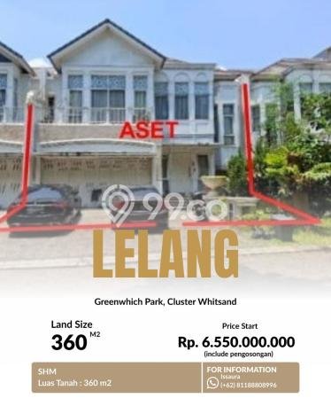 Rumah Mewah LB 360m2 Siap Pakai Desain Elegan di BSD Green Wich, Tangerang Rumah Mewah LB 360m2 Siap Pakai Desain Elegan di BSD Green Wich, Tangerang