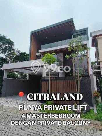 Rumah Baru Premium High End Modern Tropis Kontemporer 3 Lantai Ada Private Lift & Smart Home System di Woodland Citraland Surabaya Barat Rumah Baru Premium High End Modern Tropis Kontemporer 3 Lantai Ada Private Lift & Smart Home System di Woodland Citraland Surabaya Barat
