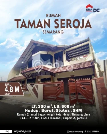 For Sale Rumah Elit Exclusive di Semarang Tengah, Semarang For Sale Rumah Elit Exclusive di Semarang Tengah, Semarang