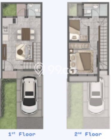 Jual Rumah Eksklusif 2 KT di Kunciran, Tangerang Jual Rumah Eksklusif 2 KT di Kunciran, Tangerang