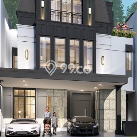 For Sale! Luxury House LT 128m2 Desain Modern di Cihuni For Sale! Luxury House LT 128m2 Desain Modern di Cihuni