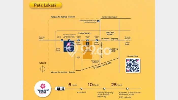 Unit Ruko Dijual di Tangerang LT 45m2 & LB 90m2 Unit Ruko Dijual di Tangerang LT 45m2 & LB 90m2