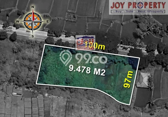Lahan Kosong Dijual di Gekbrong, Cianjur, Luas 9478m2 Area Strategis Lahan Kosong Dijual di Gekbrong, Cianjur, Luas 9478m2 Area Strategis