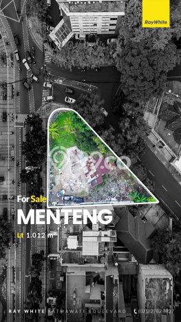 Kavling Tanah Dijual di Menteng, Jakarta Pusat, Luas 1012m2 Area Strategis Kavling Tanah Dijual di Menteng, Jakarta Pusat, Luas 1012m2 Area Strategis
