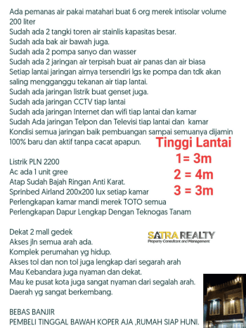 Rumah Elit Modern Tanpa Renovasi di Taman Palem Jakarta Barat Rumah Elit Modern Tanpa Renovasi di Taman Palem Jakarta Barat