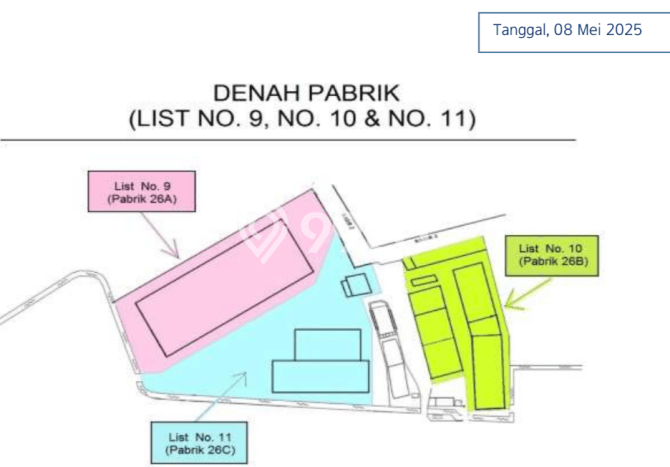 Pabrik Dijual di Jati Uwung Tangerang dengan Luas Bangunan 5980m2 Pabrik Dijual di Jati Uwung Tangerang dengan Luas Bangunan 5980m2