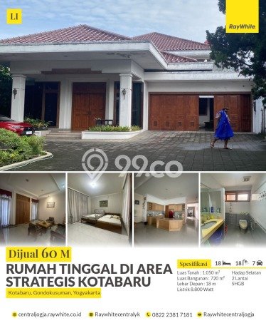 Siap Huni Rumah Mewah 18 Kamar di Gondokusuman Dekat ke Mana Pun Siap Huni Rumah Mewah 18 Kamar di Gondokusuman Dekat ke Mana Pun