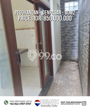 Rumah Strategis Modern Lb 60m2 di Denpasar Utara, Denpasar Rumah Strategis Modern Lb 60m2 di Denpasar Utara, Denpasar