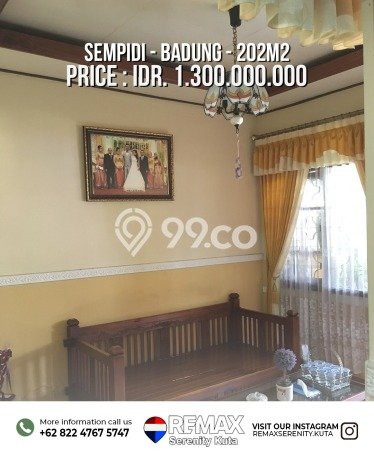 For Sale Hunian Rumah Nyaman 6 Kamar di Sempidi, Badung For Sale Hunian Rumah Nyaman 6 Kamar di Sempidi, Badung