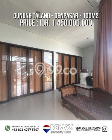 For Sale Hunian Rumah Nyaman 4 KT di Padangsambian , Denpasar For Sale Hunian Rumah Nyaman 4 KT di Padangsambian , Denpasar