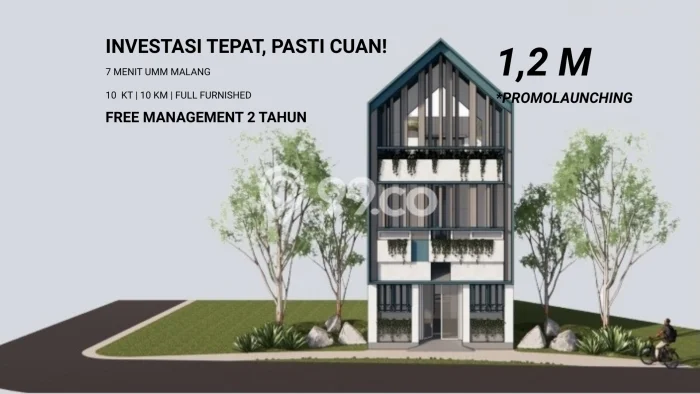 Rumah Modern Cantik 10 KT Bisa Langsung Pindah di Dau Rumah Modern Cantik 10 KT Bisa Langsung Pindah di Dau
