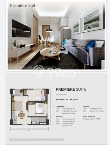 Unit Apartemen Dijual di Tebet, Jakarta Selatan, dengan 0 Bedroom, 2 Bathroom Unit Apartemen Dijual di Tebet, Jakarta Selatan, dengan 0 Bedroom, 2 Bathroom