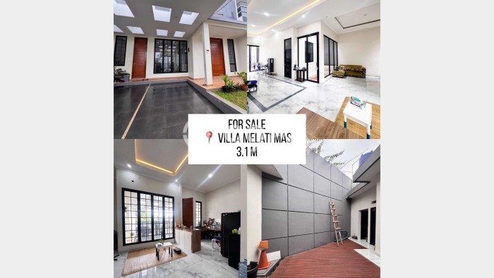 Hunian Mewah LB 150m2 Siap Huni Desain Elegan di Serpong Villa Melati Mas, Tangerang Selatan Hunian Mewah LB 150m2 Siap Huni Desain Elegan di Serpong Villa Melati Mas, Tangerang Selatan