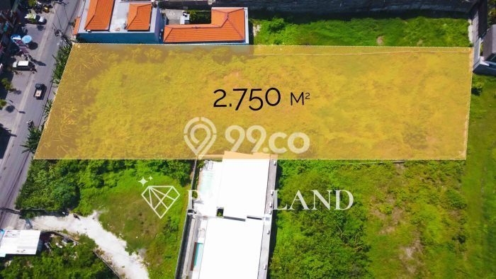 Dijual Tanah Lokasi Canggu, Badung Seluas 2750m2 Dijual Tanah Lokasi Canggu, Badung Seluas 2750m2