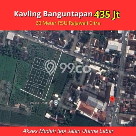Tanah Kavling Dijual di Bantul dengan Spesifikasi 112m2 Tanah Kavling Dijual di Bantul dengan Spesifikasi 112m2