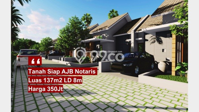 Tanah Dijual Lokasi Ngaglik, Sleman Luas 137m2 Legalitas Aman Tanah Dijual Lokasi Ngaglik, Sleman Luas 137m2 Legalitas Aman