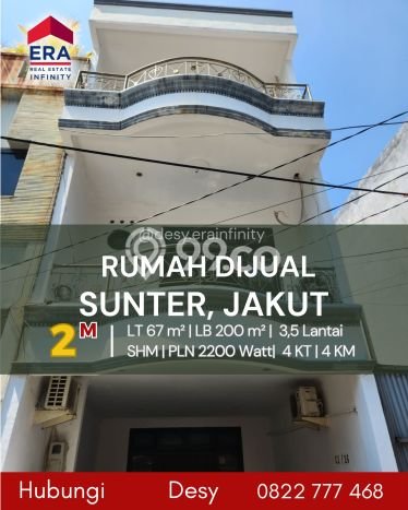Hunian Nyaman Asri 4 KT Siap Huni di Sunter Jakarta Utara Hunian Nyaman Asri 4 KT Siap Huni di Sunter Jakarta Utara