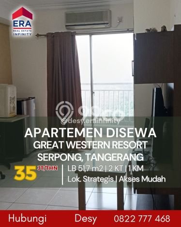 Disewakan Segera Apartemen Minimalis 2 KT di Kawasan Serpong Disewakan Segera Apartemen Minimalis 2 KT di Kawasan Serpong