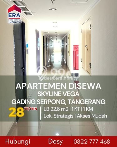 Sewa Apartemen Terjangkau 1 KT di Gading Serpong Tangerang Sewa Apartemen Terjangkau 1 KT di Gading Serpong Tangerang