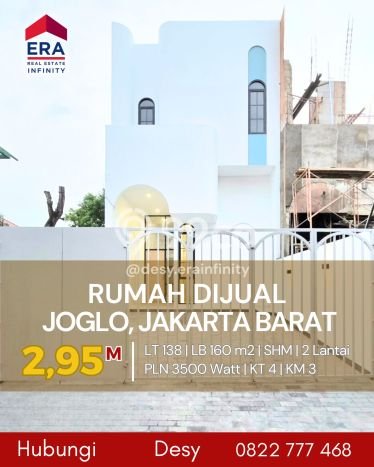 Rumah Elit Modern Tanpa Renovasi di Joglo Jakarta Barat Rumah Elit Modern Tanpa Renovasi di Joglo Jakarta Barat