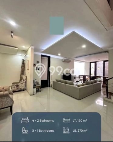 Rumah Mewah LB 270m2 Siap Huni Desain Elegan di Lebak Bulus, Jakarta Selatan Rumah Mewah LB 270m2 Siap Huni Desain Elegan di Lebak Bulus, Jakarta Selatan