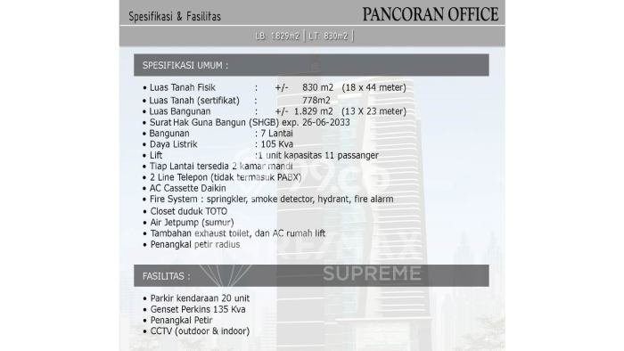 Untuk Dijual Kantor di Pancoran, Jakarta Selatan Harga Penawaran Spesial Untuk Dijual Kantor di Pancoran, Jakarta Selatan Harga Penawaran Spesial