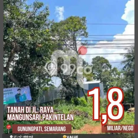 Tanah Kosong Dijual di Semarang dengan Area 450m2 Tanah Kosong Dijual di Semarang dengan Area 450m2