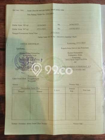 Tanah Dijual Lokasi Tegalwaru, Karawang dengan Luas Tanah 6000m2 dan Status SHM Tanah Dijual Lokasi Tegalwaru, Karawang dengan Luas Tanah 6000m2 dan Status SHM