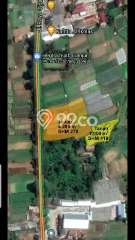 Tanah Dijual Area Strategis di Ciherang Cianjur 5280m2 Tanah Dijual Area Strategis di Ciherang Cianjur 5280m2