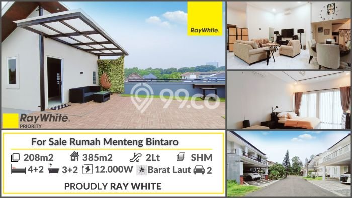 Rumah Mewah LB 385m2 Siap Pakai Desain Elegan di Bintaro, Tangerang Selatan Rumah Mewah LB 385m2 Siap Pakai Desain Elegan di Bintaro, Tangerang Selatan