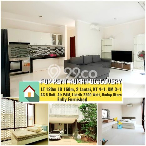 Hunian Bagus Disewakan di Bintaro, Tangerang Selatan LT 120m2, LB 160m2 Hunian Bagus Disewakan di Bintaro, Tangerang Selatan LT 120m2, LB 160m2