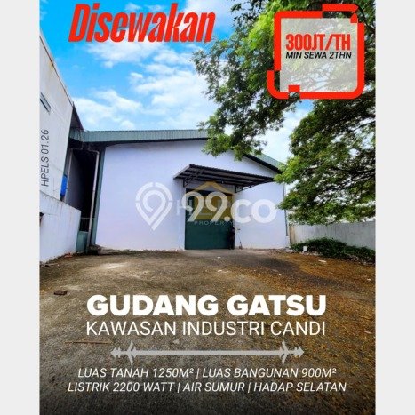 Gudang Disewa di Semarang Barat, Semarang, LT 1250m2 / LB 900m2 Gudang Disewa di Semarang Barat, Semarang, LT 1250m2 / LB 900m2