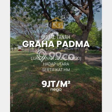 Dijual Tanah di Semarang, Luas 200m2 SHM Dijual Tanah di Semarang, Luas 200m2 SHM