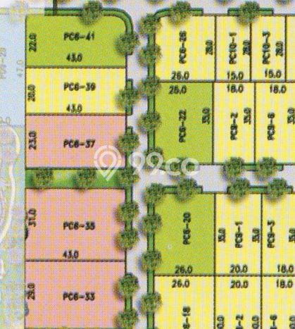 Untuk Dijual Tanah 989m2 di Pakuwon Indah, Surabaya Untuk Dijual Tanah 989m2 di Pakuwon Indah, Surabaya