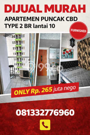 Dijual Apartemen 2 KT di Surabaya Luas 36m2 Dijual Apartemen 2 KT di Surabaya Luas 36m2