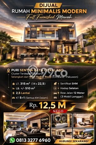 Siap Huni Rumah Mewah 5 Kamar di Lakarsantri Dekat ke Mana Saja Siap Huni Rumah Mewah 5 Kamar di Lakarsantri Dekat ke Mana Saja