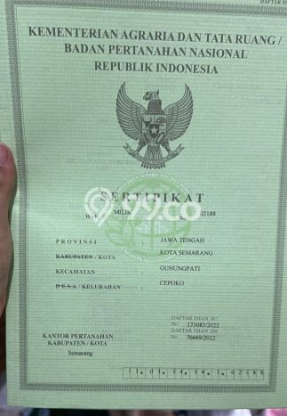 Kavling Tanah Dijual di Gunung Pati Semarang Spesifikasi 158m2 Kavling Tanah Dijual di Gunung Pati Semarang Spesifikasi 158m2