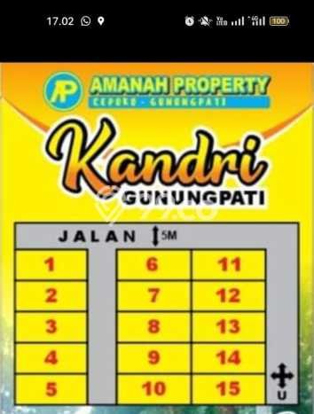 Tanah Dijual Lokasi Gunung Pati, Semarang dengan Luas Tanah 120m2 dan Status SHM Tanah Dijual Lokasi Gunung Pati, Semarang dengan Luas Tanah 120m2 dan Status SHM