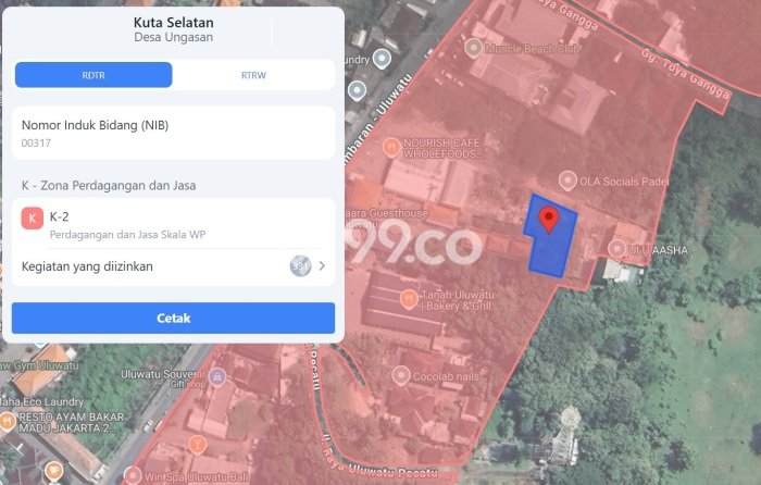 Untuk Dijual Tanah 410m2 di Uluwatu, Badung Untuk Dijual Tanah 410m2 di Uluwatu, Badung